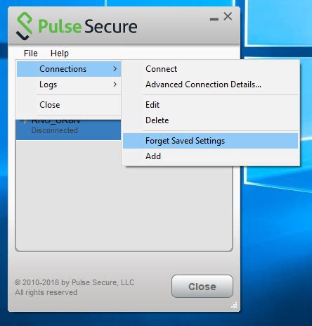 pulse secure connect internal state error connect local smart card|Pulse Secure waiting to connect.